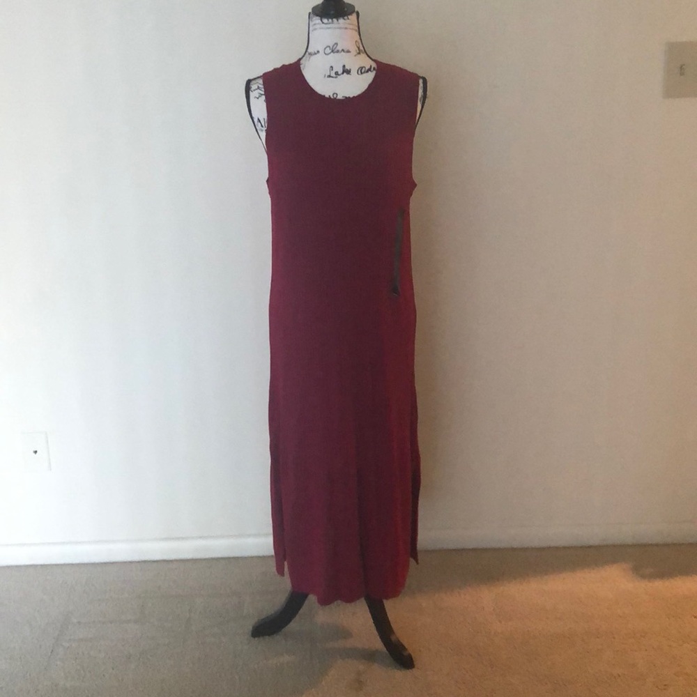 Banana Republic XL maroon sweater tank dress